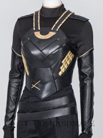 Lady Loki Cosplay Costume Sylvie breastplate Lushton Costume | Etsy
