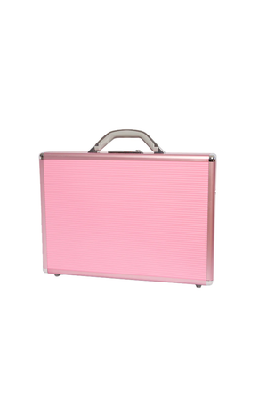pink briefcase