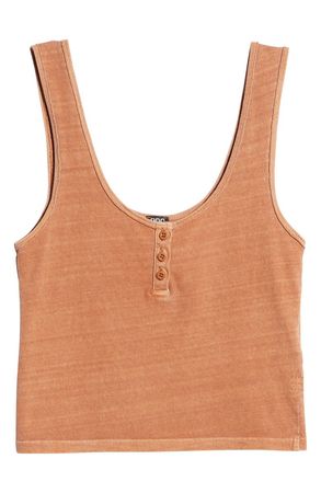 BDG Urban Outfitters Henley Crop Tank | Nordstrom