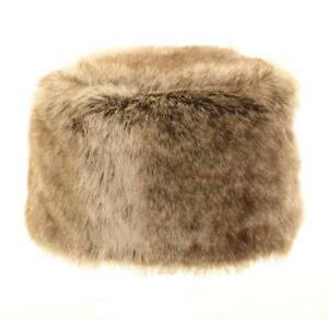 Ladies Cossack Hat Russian Style Silver Brown Faux Fur Hat With Fleece Lining | eBay
