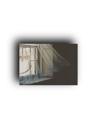 Southern gothic aesthetic window broken glass png