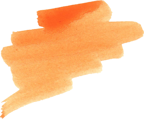 Orange Water-Colour Paint