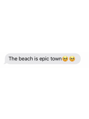 beach text