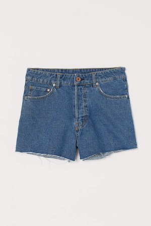 Vintage High Shorts - Blue