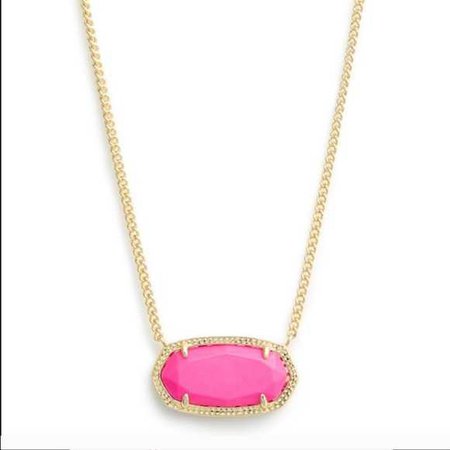 hot pink gemstone necklace - Google Search
