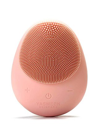 Amazon.com: Sonic Vibrating Facial Cleansing Brush by Yasmeen Skin care Co. Rechargeable Face Scrubber Silicone Facial Brush for Acne and Anti Aging and Facial Massager: Beauty