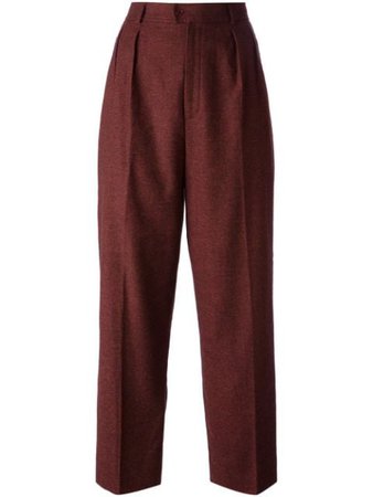 Yves Saint Laurent Pre-Owned Wide Leg Trousers - Farfetch