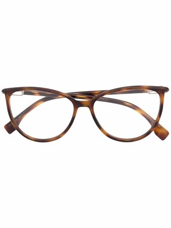 Fendi Eyewear cat-eye frame glasses - FARFETCH