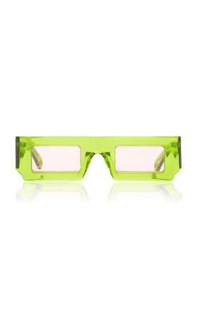Rectangle-Frame Acetate Sunglasses by Jacquemus | Moda Operandi