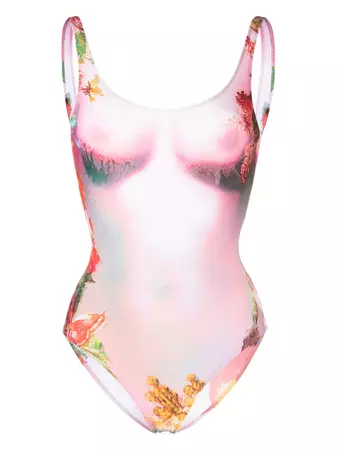 Jean Paul Gaultier Body floral-print Swimsuit - Farfetch