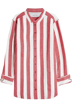 Striped Linen-Cotton Shirt Gr. S