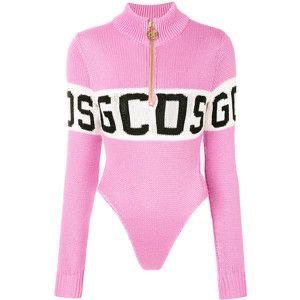 GCDS Pink Turtleneck Bodysuit