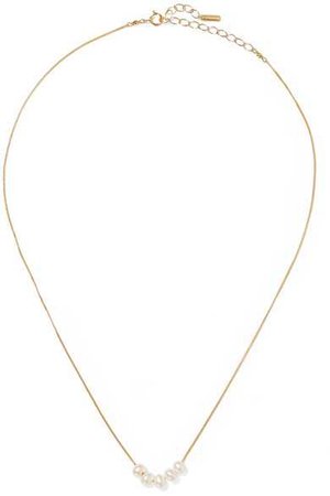 Chan Luu | Gold-plated pearl necklace | NET-A-PORTER.COM