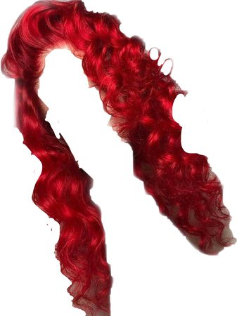 red curl hair