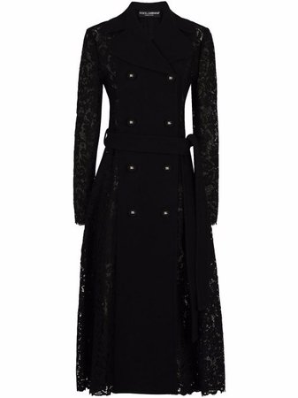 Dolce & Gabbana double-breasted Flared Coat - Farfetch