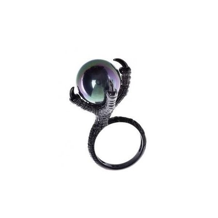 Black Claw & Orb Ring