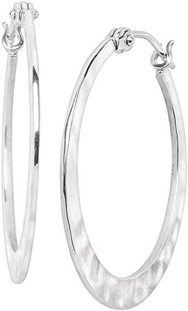 Amazon.com: Silpada .925 Sterling Silver Hoop Earrings for Women, Jewelry Gift Ideas, Full Circle': Clothing, Shoes & Jewelry