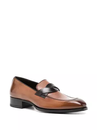 TOM FORD Leather Loafers - Farfetch