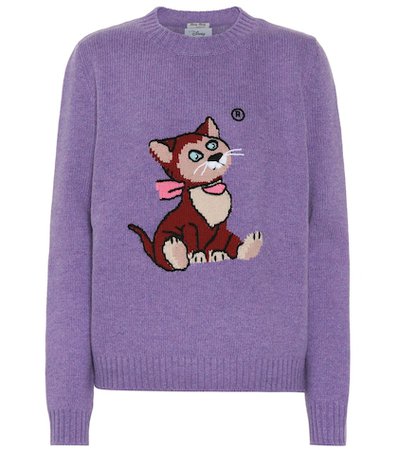 x Disney® intarsia wool sweater