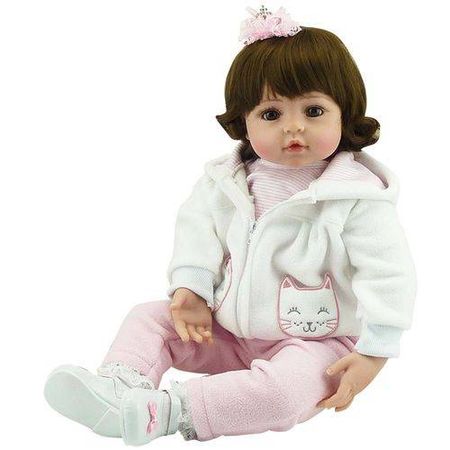 Boneca Realista Laura Baby Julia Bebe Reborn 000333 nas Lojas Americanas.com