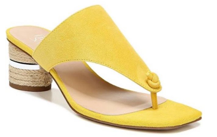 Yellow sandal Franco Sarto