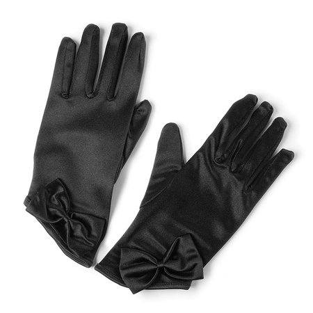 Satin Gloves with Bow | Claire's US