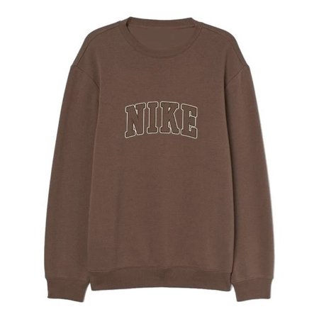 Brown Nike sweatshirt