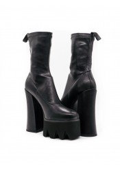Troublemaker Chunky Stretch Platform Shoes