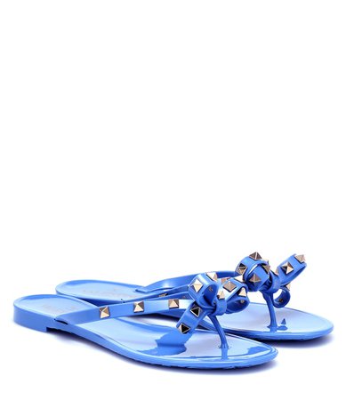 Valentino Garavani Rockstud PVC sandals | Mytheresa