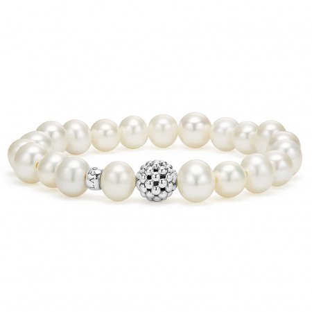 Lagos Maya bead bracelet in pearls