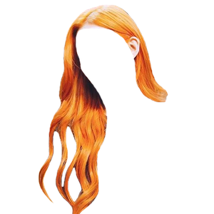 orange hair png