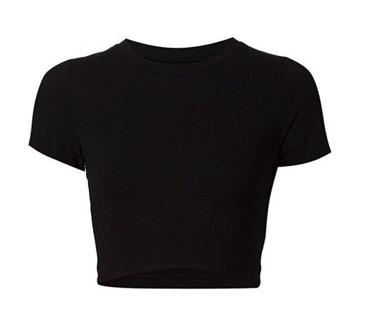 black tee shirt