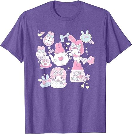 AMy Melody Tea Party with Friends T-Shirt