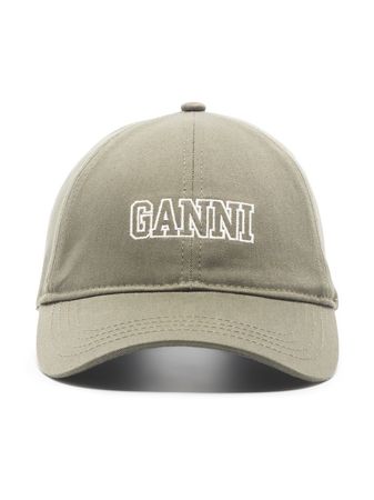 GANNI logo-embroidered Baseball Cap - Farfetch