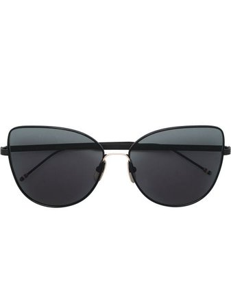 Thom Browne Eyewear TB121 cat-eye Frame Sunglasses - Farfetch