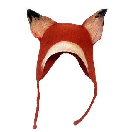 Handmade wet felt fox hat yv20122 | Youvimi