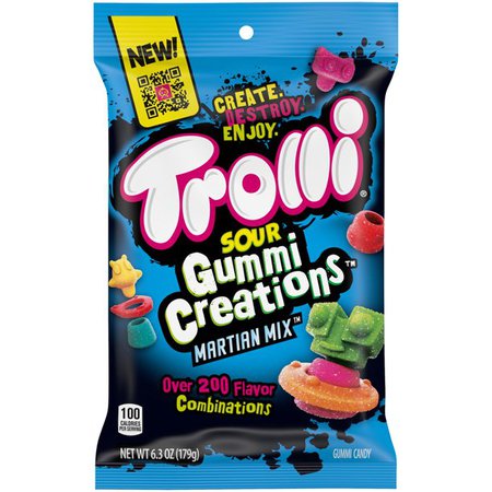 Trolli Sour Gummy Creations Martian Mix Candy, 6.3 Oz - Walmart.com