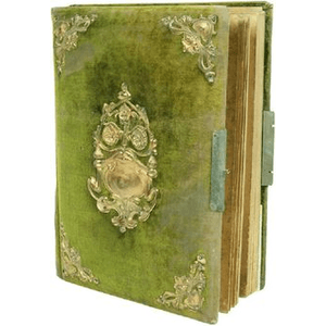 green antique book