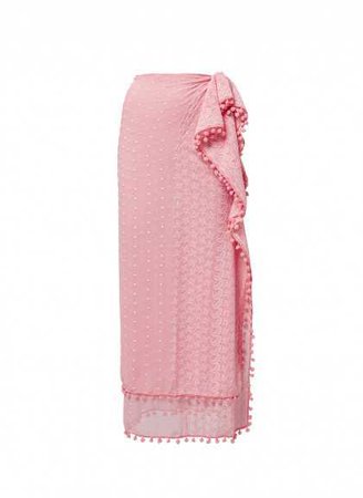 Pareo Pink Rose Embroidered Cover-Up | Melissa Odabash