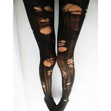 tights ripped