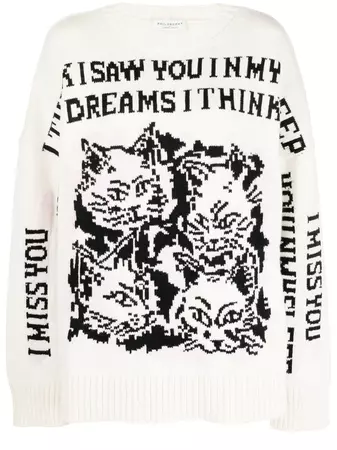 Philosophy Di Lorenzo Serafini graphic-print Knitted Sweater - Farfetch