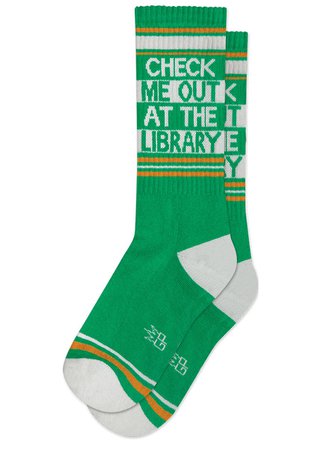 Library Socks | Funny Book Socks With Words on Them - ModSock