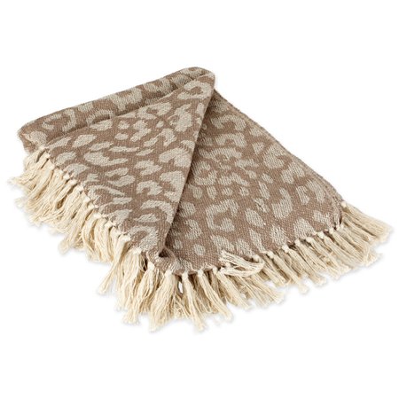 DII Modern Cotton Leopard Print Blanket Throw with Fringe For Chair, Couch, Picnic, Camping, Beach, & Everyday Use , 50 x 60" - Leopard Navy - Walmart.com - Walmart.com