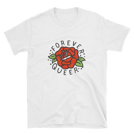 PASSIONFRUIT Forever Queer Rose Shirt - White