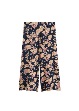 MANGO Flower print pants