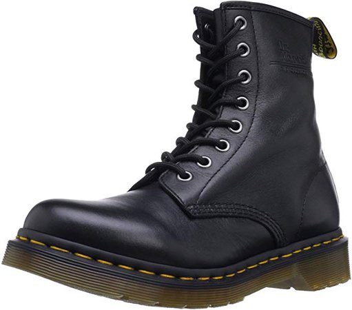 Amazon.com | Dr. Martens Men's 1460 Originals 8 Eye Lace Up Boot, Black Smooth Leather, 3 UK (4 M US Mens) | Ankle & Bootie