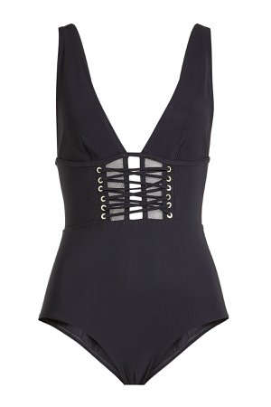 Tulsi Swimsuit with Lace-Up Panel Gr. 0