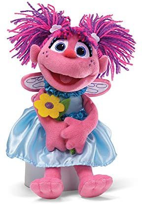 Amazon.com: Sesame Street Abby with Flowers Stuffed Animal: Toys & Games