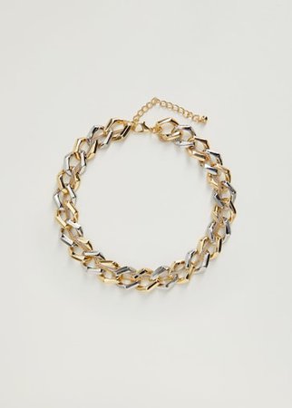 Link chain necklace - Woman | Mango Saudi Arabia