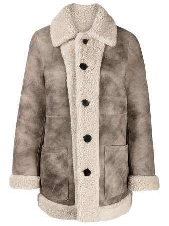 Zadig&Voltaire reversible shearling jacket - FARFETCH